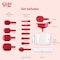 Rise By Dash Rise by Dash 1 cups Plastic Clear/Red Measuring Cup Set RSMS150GBRR24 - alternate 4